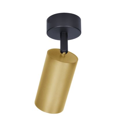 Brilagi - LED RGBW regulējams virziena gaismeklis SELE GOLDEN 1xGU10/4,8W/230V 3000K melns/zeltains + tālvadības pults