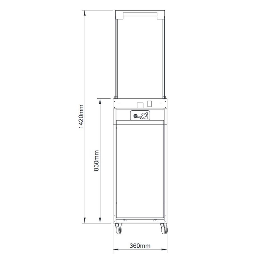 Brilagi - Āra gāzes kamīns FLARO GAS 142x36 cm 8kW 1xAAA melns + aizsargpārsegs