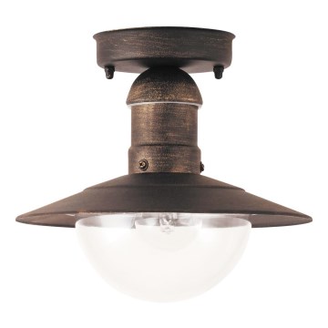 Brilagi - Āra griestu gaismeklis MOLDE 1xE27/60W IP44 bronza/patina
