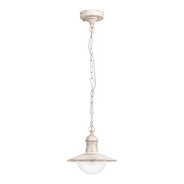 Brilagi - Āra karājamais gaismeklis MOLDE 1xE27/60W IP44 balta/patina