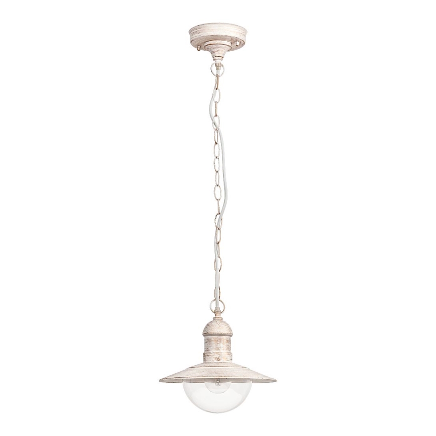 Brilagi - Āra karājamais gaismeklis MOLDE 1xE27/60W IP44 balta/patina