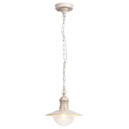 Brilagi - Āra karājamais gaismeklis MOLDE 1xE27/60W IP44 balta/patina