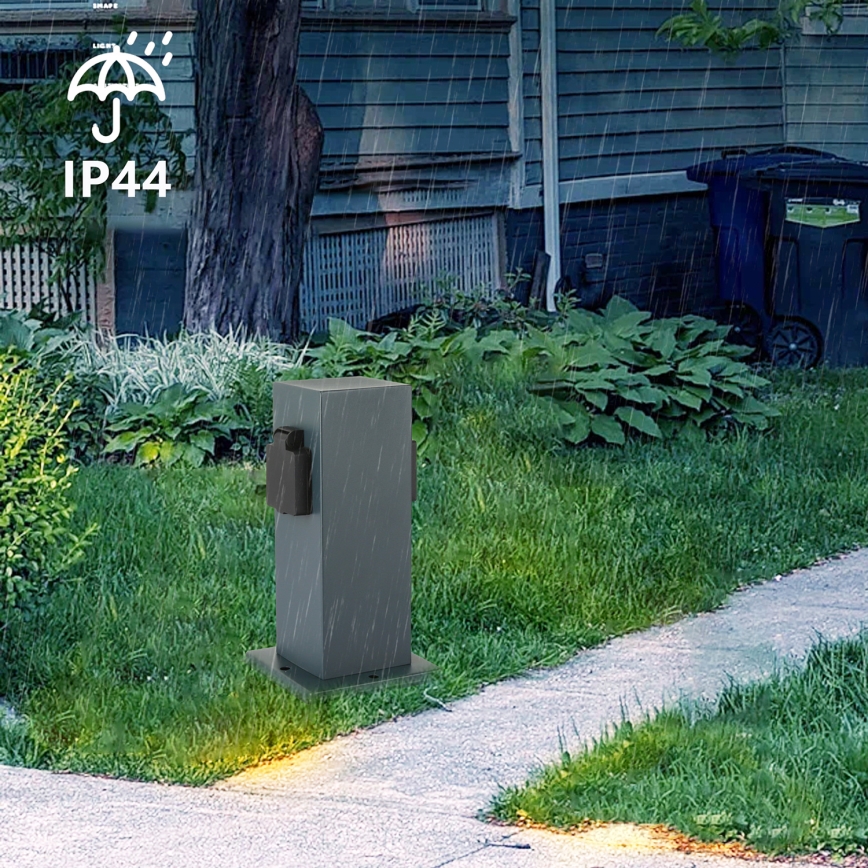 Brilagi - Āra kontakligdzdu kolonna PILLAR 1Z 230V IP44 antracīta