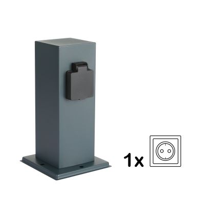 Brilagi - Āra kontakligdzdu kolonna PILLAR 1Z 230V IP44 antracīta