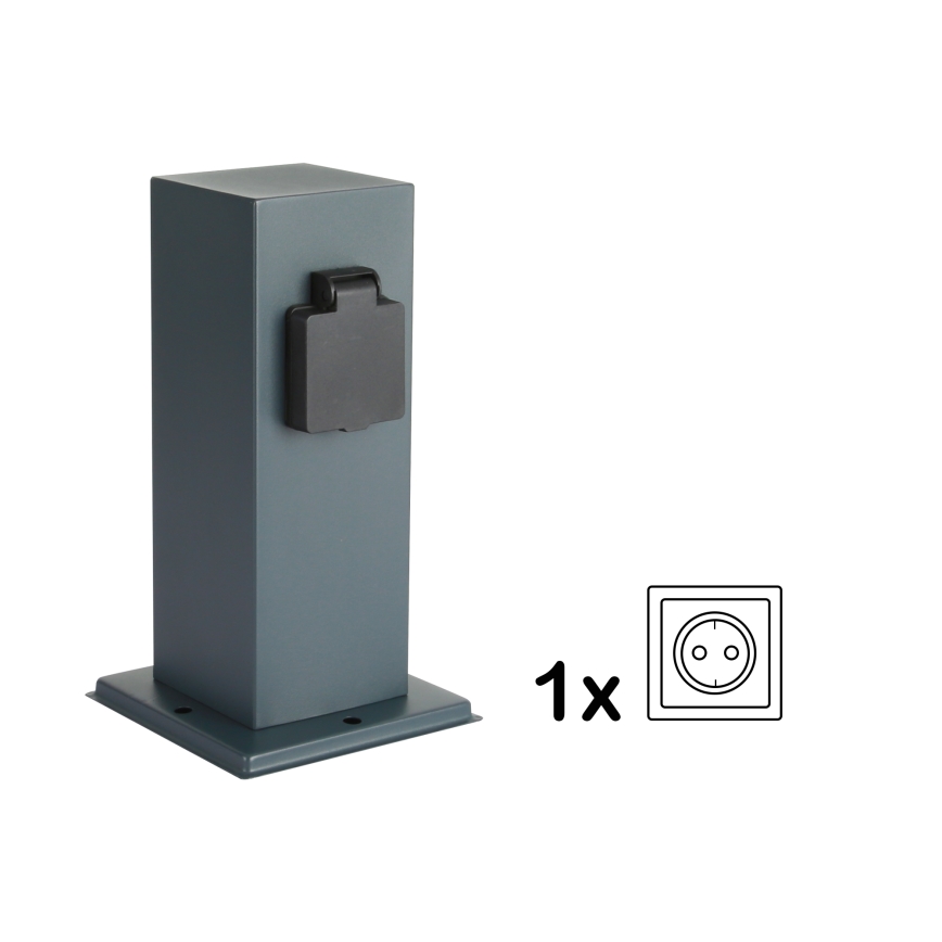 Brilagi - Āra kontakligdzdu kolonna PILLAR 1Z 230V IP44 antracīta