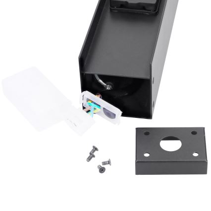 Brilagi - Āra lampa ar 2 SCHUKO kontaktligzdām 1xG9/11W/230V IP44 melna