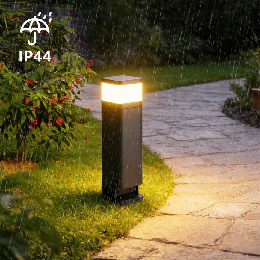 Brilagi - āra lampa ar 2 SCHUKO kontaktligzdām PILLAR 1xG9/11W/230V IP44 antracīts
