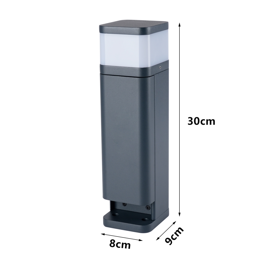 Brilagi - āra lampa ar 2 SCHUKO kontaktligzdām PILLAR 1xG9/11W/230V IP44 antracīts