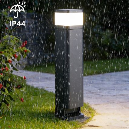 Brilagi - Āra lampa ar 2 SCHUKO kontaktligzdām PILLAR 1xG9/11W/230V IP44 antracīts