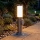 Brilagi - Āra lampa ar 2 SCHUKO NOVA kontaktligzdām 1xE27/15W/230V 40 cm IP44 matēts hroms