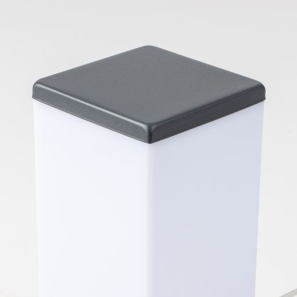 BRILAGI - āra lampa ar 2 SCHUKO kontaktligzdām NOVA 1xE27/15W/230V 40 cm IP44 antracīta krāsā