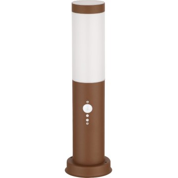 Brilagi - Āra lampa ar kustības sensoru 1xE27/15W/230V 40 cm IP44 brūna