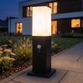 Brilagi - Āra lampa ar kustības sensoru NOVA 1xE27/15W/230V 40 cm IP44 melna