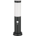 Brilagi - Āra lampa ar sensoru 1xE27/15W/230V 40 cm IP44 melna