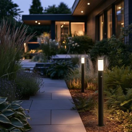 BRILAGI - āra lampa ar kustības sensoru ELIA 1xE27/20W/230V IP44 100 cm antracīts