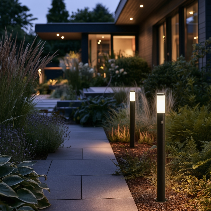 BRILAGI - āra lampa ar kustības sensoru ELIA 1xE27/20W/230V IP44 100 cm antracīts