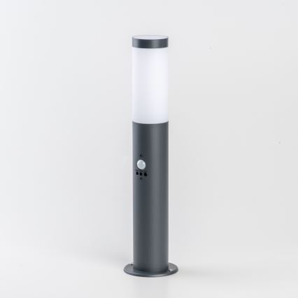 BRILAGI - Āra lampa ar sensoru ELIA 1xE27/20W/230V IP44 50 cm antracīts