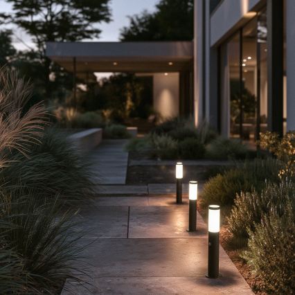 BRILAGI - Āra lampa ar sensoru ELIA 1xE27/20W/230V IP44 50 cm antracīts
