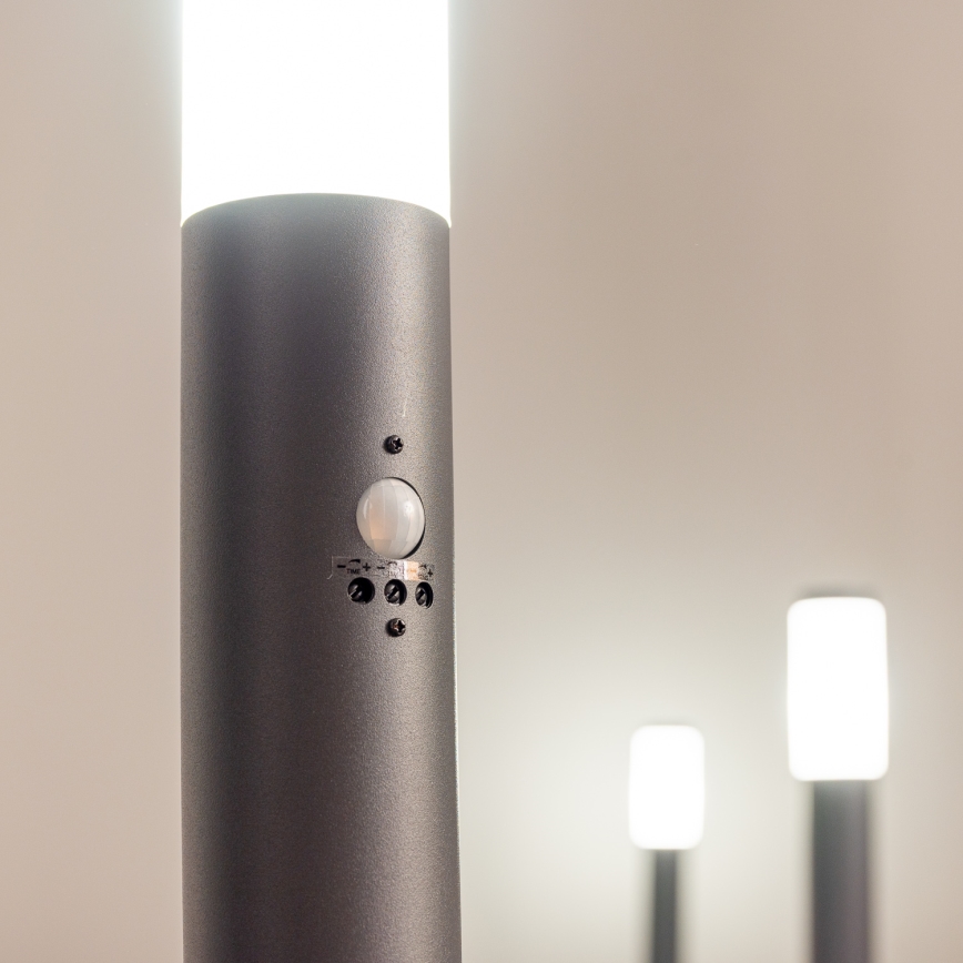 BRILAGI - Āra lampa ar sensoru ELIA 1xE27/20W/230V IP44 50 cm antracīts