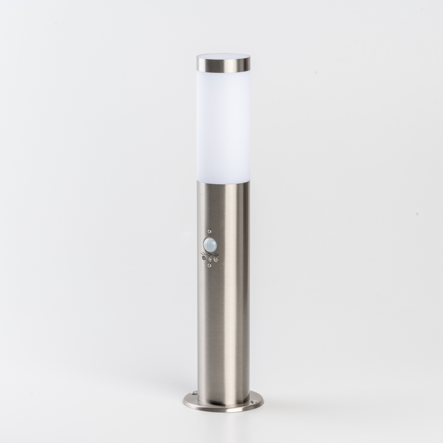 BRILAGI - Āra lampa ar kustības sensoru ELIA 1xE27/20W/230V IP44 50 cm matēts hroms