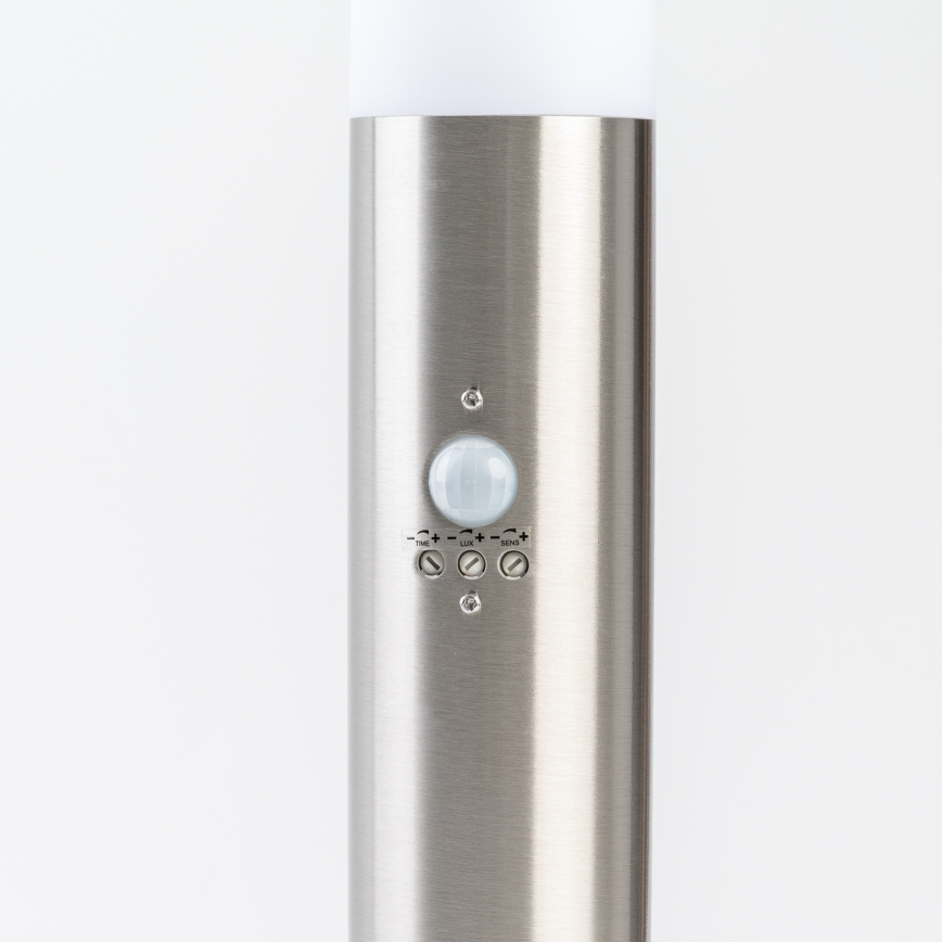 BRILAGI - Āra lampa ar kustības sensoru ELIA 1xE27/20W/230V IP44 50 cm matēts hroms