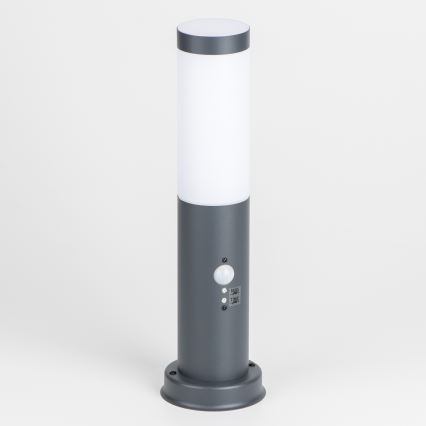 BRILAGI - āra lampa ar sensoru NOVA 1xE27/15W/230V, 40 cm, IP44, antracīta krāsā