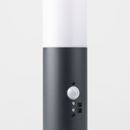 BRILAGI - āra lampa ar sensoru NOVA 1xE27/15W/230V, 40 cm, IP44, antracīta krāsā