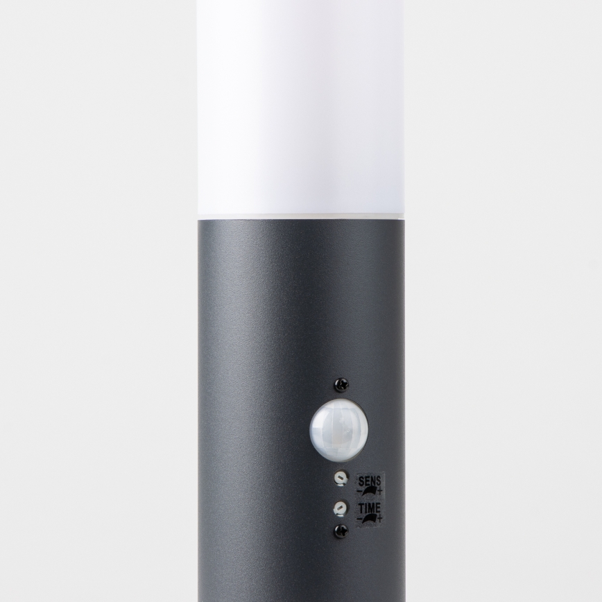 BRILAGI - āra lampa ar sensoru NOVA 1xE27/15W/230V, 40 cm, IP44, antracīta krāsā