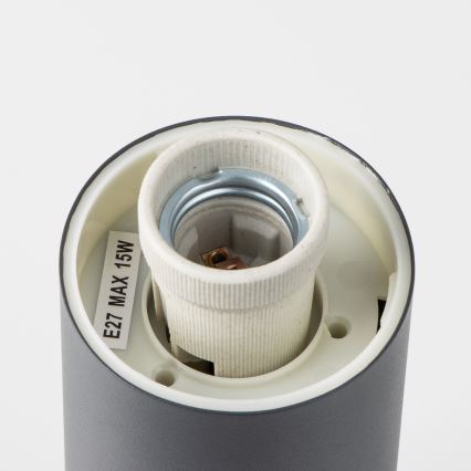 BRILAGI - āra lampa ar sensoru NOVA 1xE27/15W/230V, 40 cm, IP44, antracīta krāsā