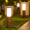 Brilagi - Āra lampa ar sensoru NOVA 1xE27/15W/230V 40 cm IP44 brūna