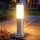 Brilagi - āra lampa NOVA 1xE27/15W/230V 40 cm IP44 matēts hroms