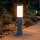 Brilagi - āra lampa NOVA ar 2 SCHUKO kontaktligzdām 1xE27/15W/230V, 40 cm, IP44, antracīta krāsā