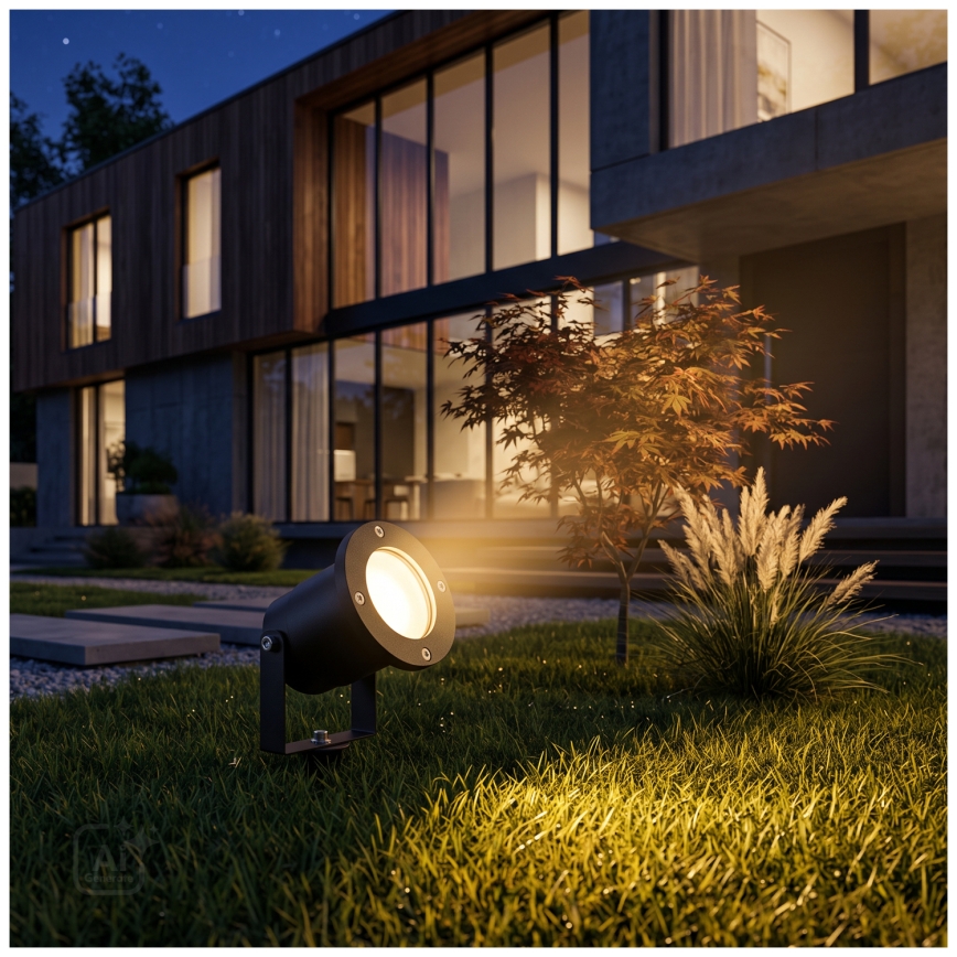 BRILAGI - Āra lampa TERRA 1xGU10/50W/230V IP65 melna