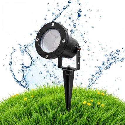 BRILAGI - Āra lampa TERRA 1xGU10/50W/230V IP65 melna