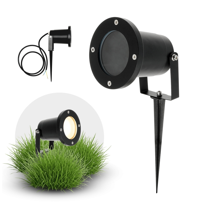 BRILAGI - Āra lampa TERRA 1xGU10/50W/230V IP65 melna