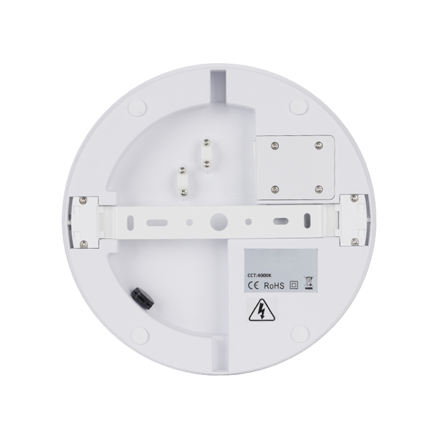 Brilagi - LED āra griestu gaismeklis ar sensoru BENE LED/24 W/230 V Ø 26 cm balts IP54