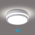 Brilagi - Āra LED griestu lampa BENE ar sensoru LED/18W/230V Ø 21,5 cm balta IP54
