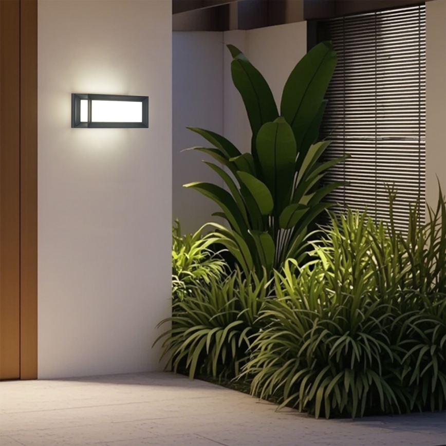 Brilagi - LED āra sienas gaismeklis PARKER LED/12W/230V 3000/4500/6000K antracīts IP44