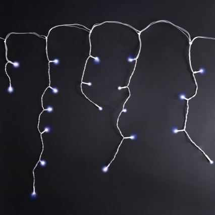 BRILAGI - Āra LED Ziemassvētku virtene 400xLED/8 funkcijas 23m IP44 auksti balta
