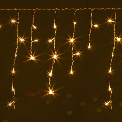 Brilagi - Āra LED Ziemassvētku virtene 400xLED/8 režīmi 23x0,6m IP44 silti balta
