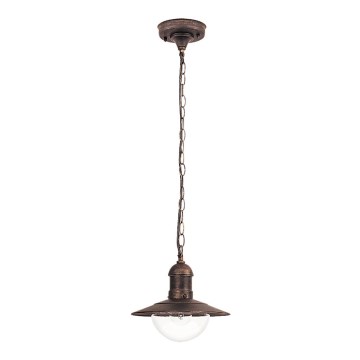 Brilagi - Āra pakarināmais gaismeklis MOLDE 1xE27/60W IP44 bronza/patina