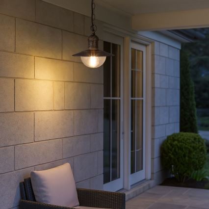 Brilagi - Āra pakarināmais gaismeklis MOLDE 1xE27/60W IP44 bronza/patina