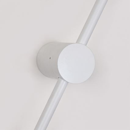 Brilagi - AURA LED āra sienas gaismeklis, 12W/230V, 3000K, IP54, 65 cm, balts, CRI 90