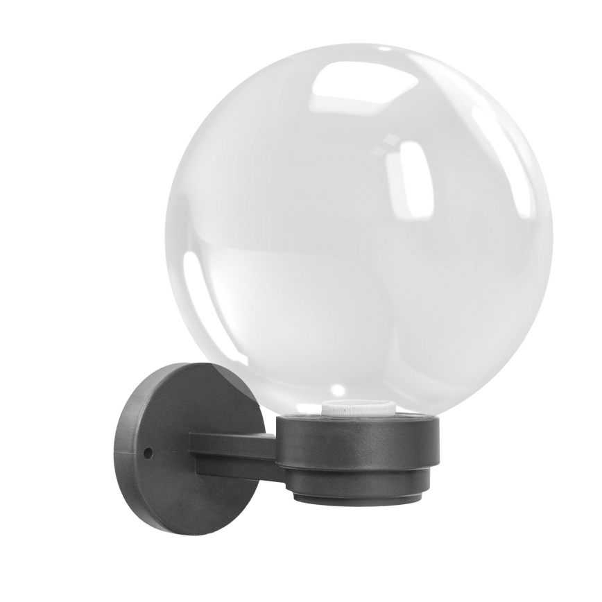 Brilagi - Āra sienas gaismeklis HARBOR 1xE27/40W/230V IP33 antracīts/caurspīdīgs