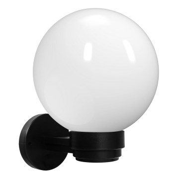 Brilagi - Āra sienas gaismeklis HARBOR 1xE27/40W/230V IP33 melna/balta