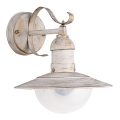 Brilagi - Āra sienas gaismeklis MOLDE 1xE27/60W/230V IP44 balts/patina