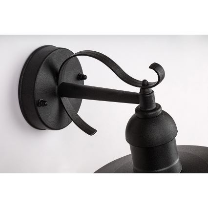 Brilagi - Āra sienas gaismeklis MOLDE 1xE27/60W/230V IP44 melns