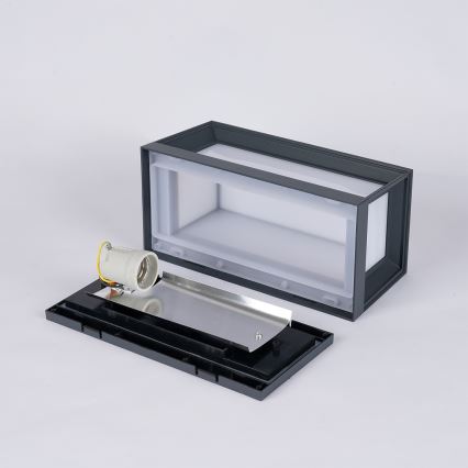 Brilagi - Āra sienas gaismeklis PARKER 1xE27/60W/230V antracīts IP44