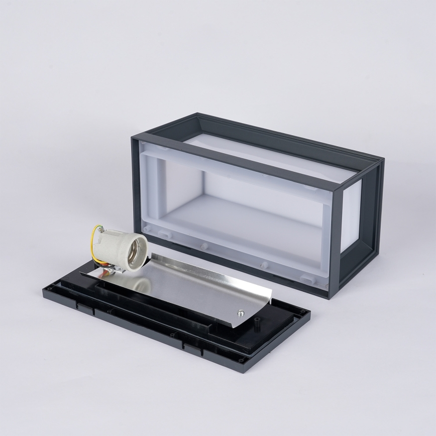 Brilagi - Āra sienas gaismeklis PARKER 1xE27/60W/230V antracīts IP44