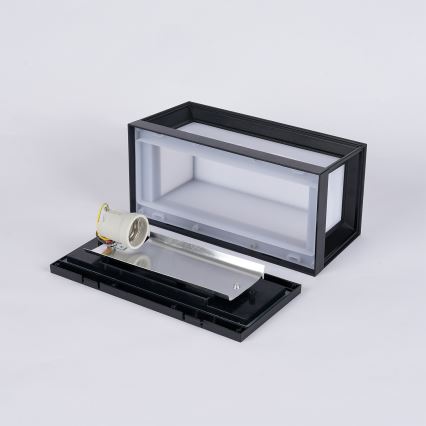 Brilagi - Āra sienas gaismeklis PARKER 1xE27/60W/230V melns IP44